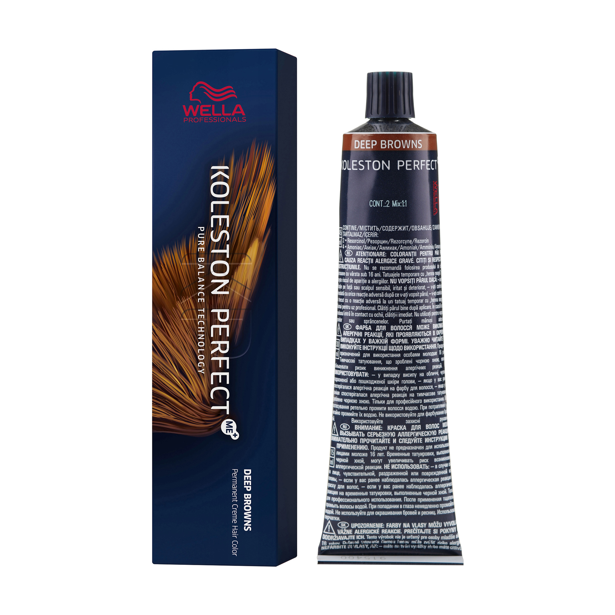 Стійка крем-фарба для волосся Wella Professionals Koleston Perfect Deep Browns, 6/7-темний блондин, 60 мл